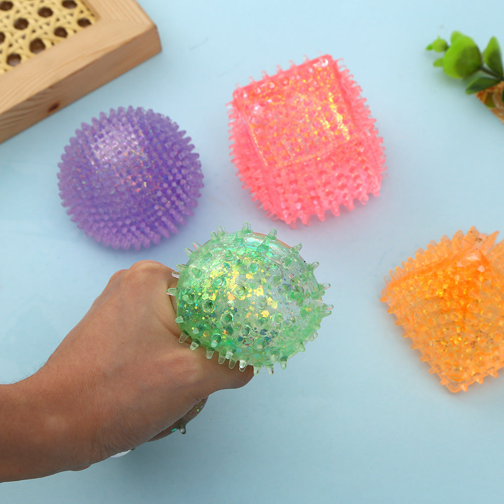 Maltose Stress Ball 3D  Geometric Shapes Squishy toy-4pack