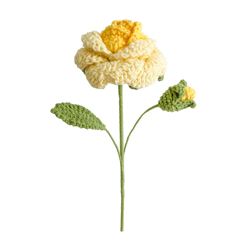 Hand-crocheted Rose flower bouquets