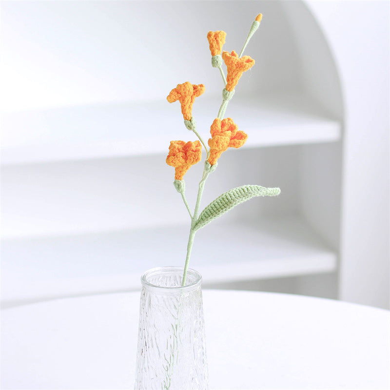 Hand-crocheted Freesia flower bouquets