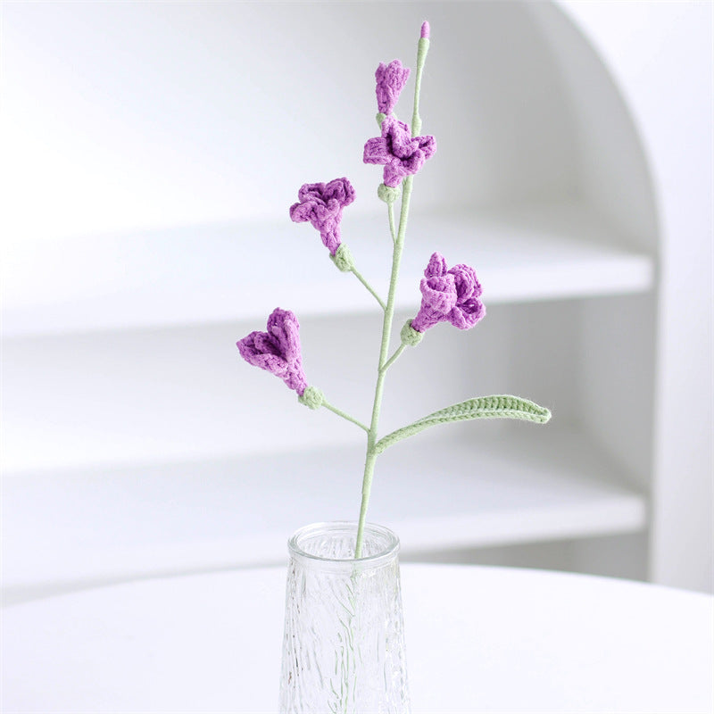 Hand-crocheted Freesia flower bouquets